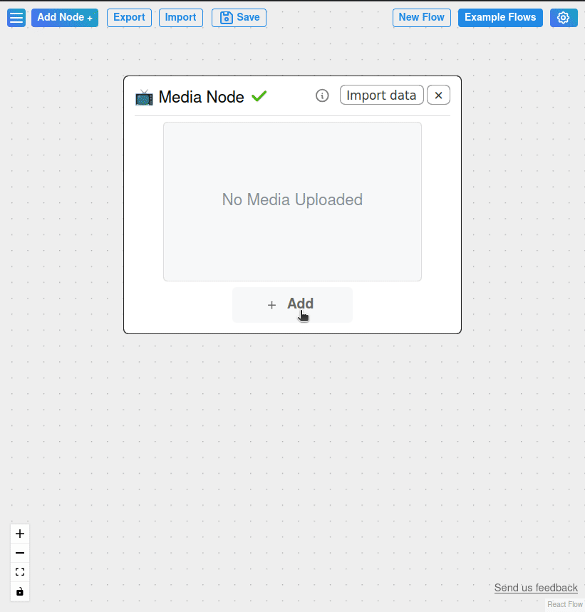 Upload Local files to the Media Node