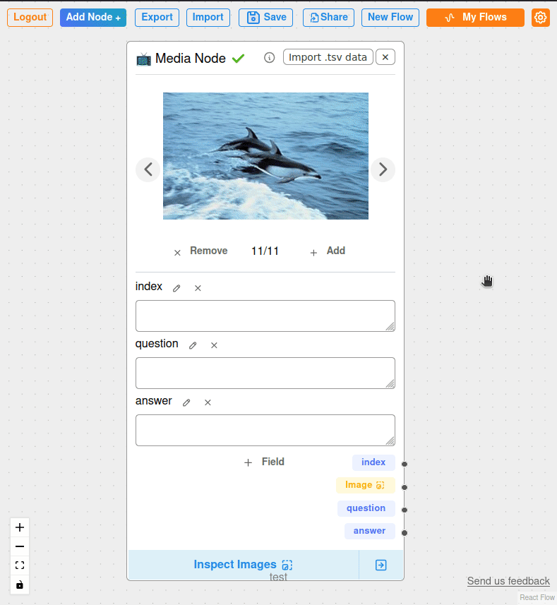 Inspect Media Node Images